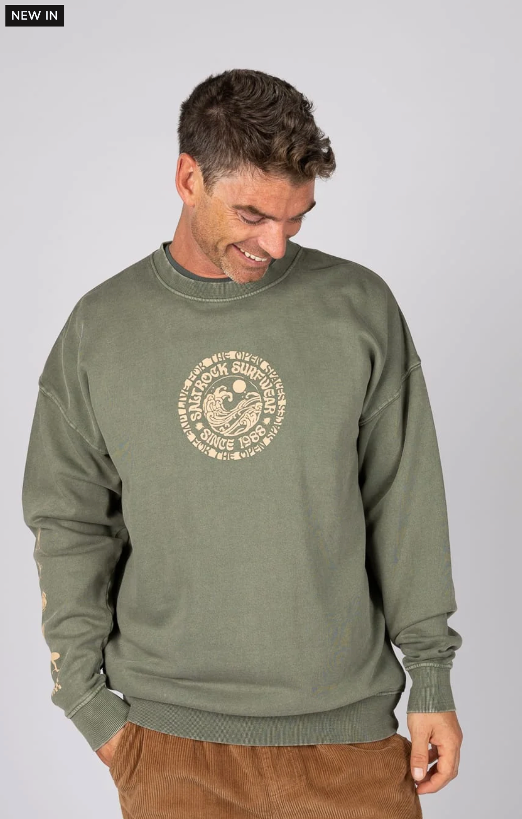 SALTROCK Cult Mens Oversized Sweatshirt