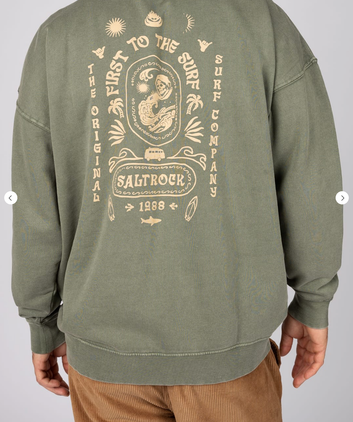 SALTROCK Cult Mens Oversized Sweatshirt