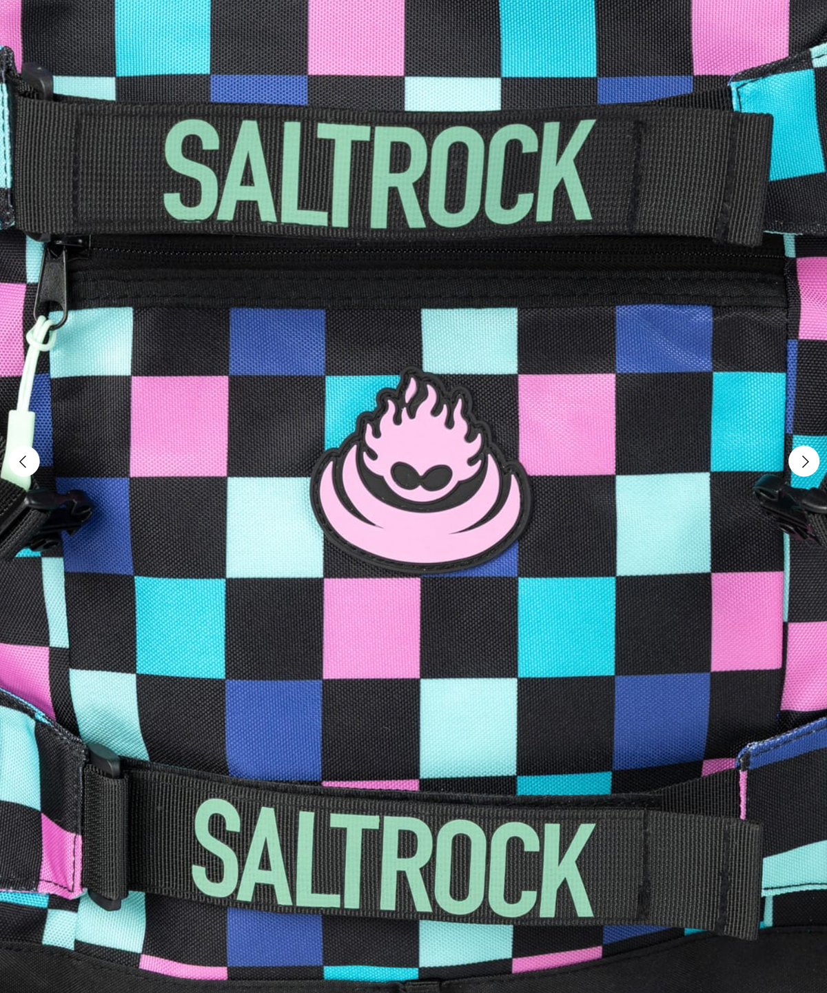 SALTROCK  Skatecheck Backpack Rucksack In Black