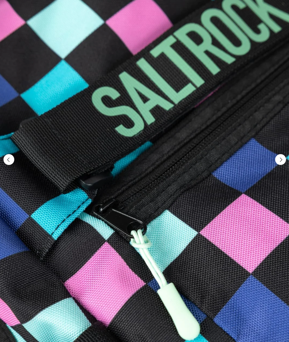 SALTROCK  Skatecheck Backpack Rucksack In Black