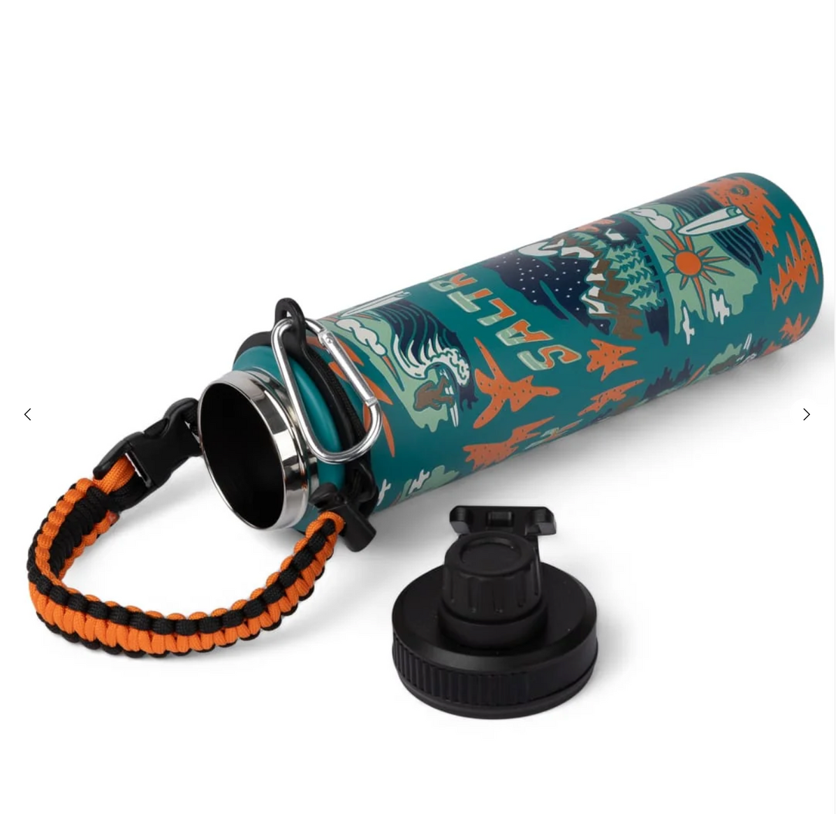 SALTROCK Base Camp Stainless Steel Water Bottle In Green