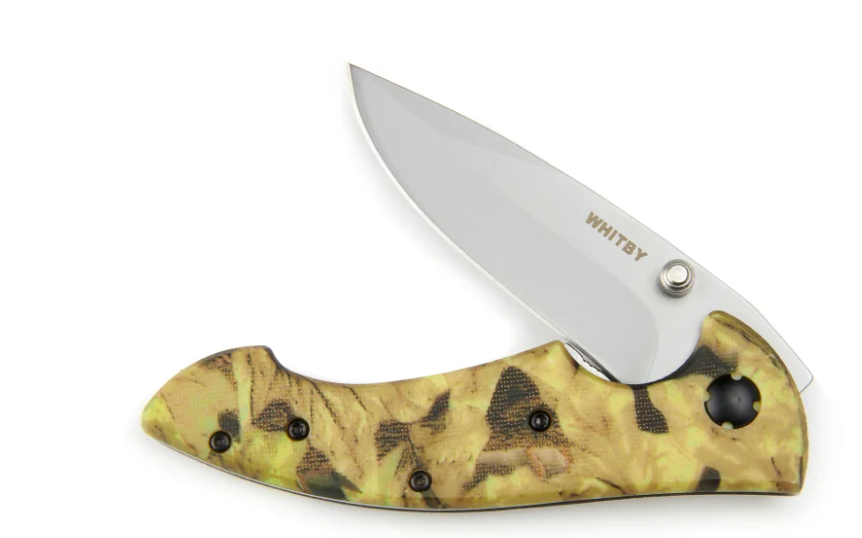Whitby Camo Lock Knife (3") -LK124 -