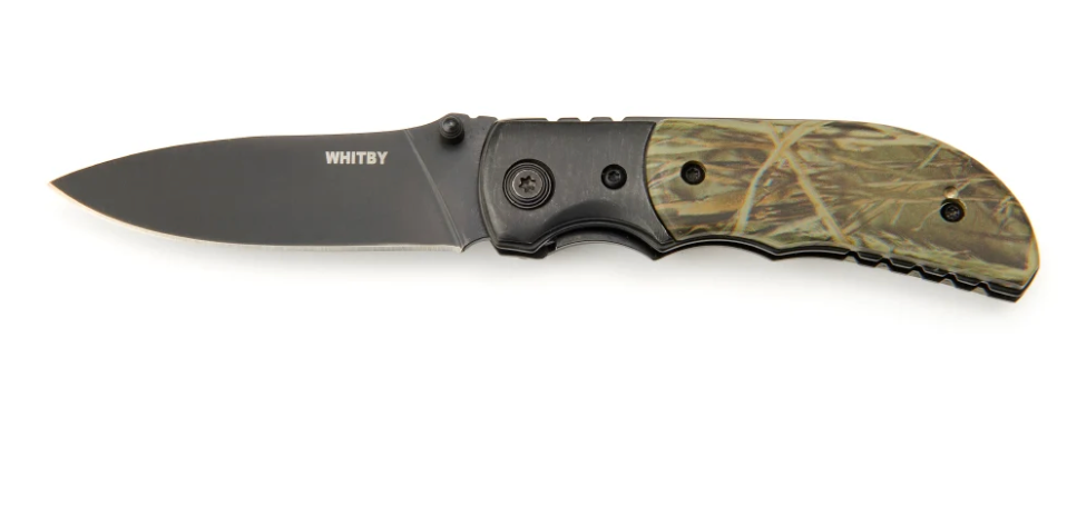 Whitby Camo Lock Knife (2.75") - LK128 -