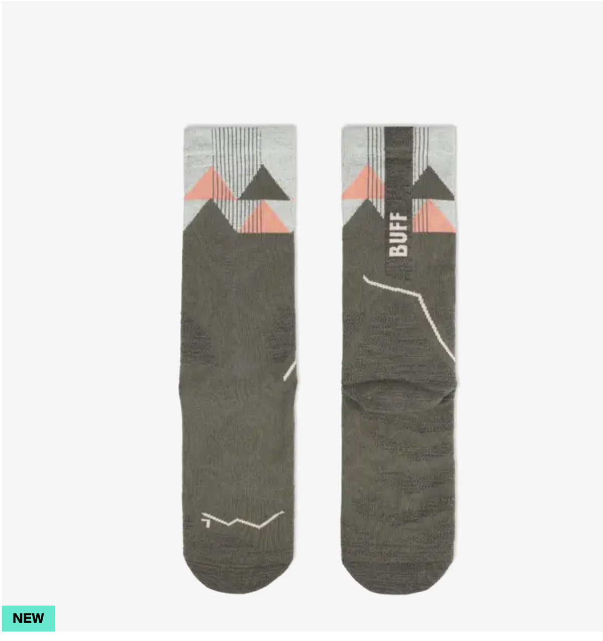 BUFF ThermoNet® Crew Socks Beetle Green