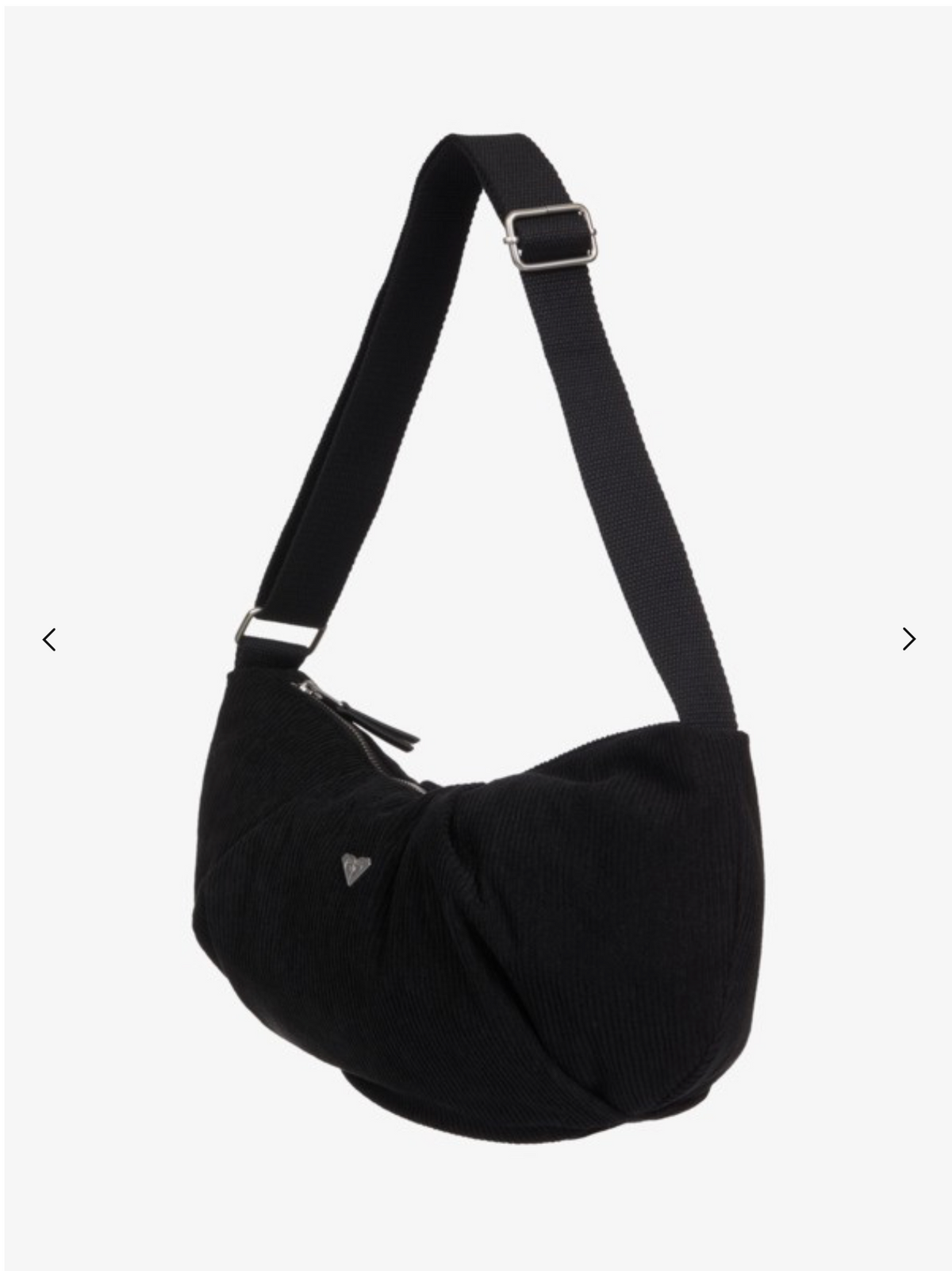 ROXY - Neon Moon Cord Women Black Corduroy Crossbody Bag