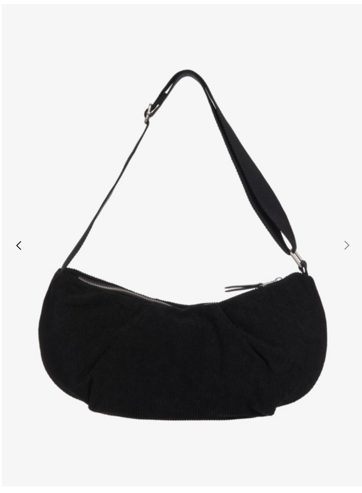 ROXY - Neon Moon Cord Women Black Corduroy Crossbody Bag