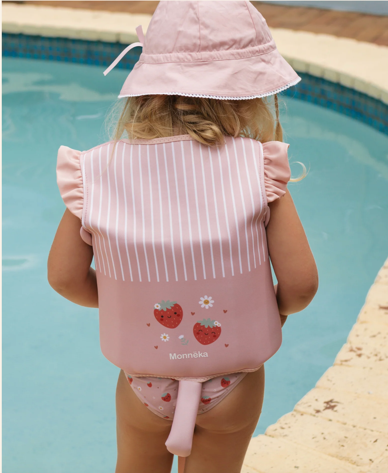 CHILDREN’S LEARNING FLOAT VEST - STRAWBERRIES