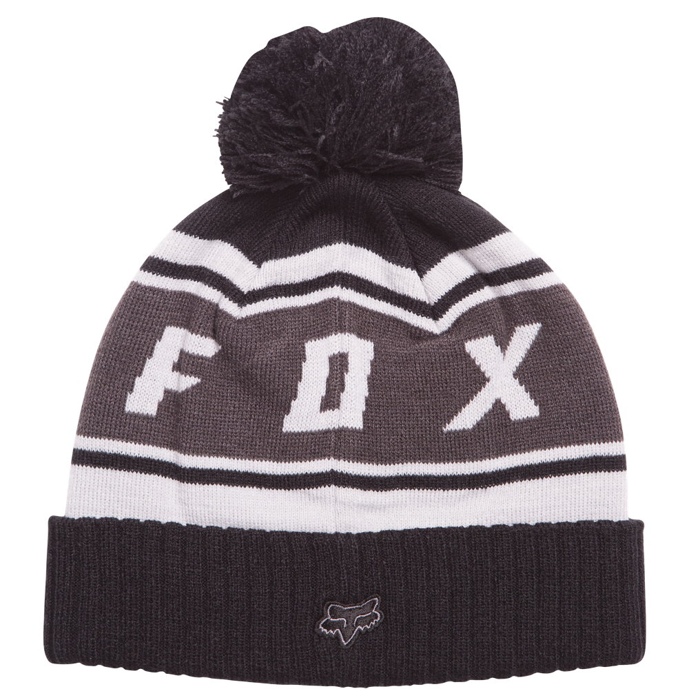 Fox Black Diamond Pom Beanie