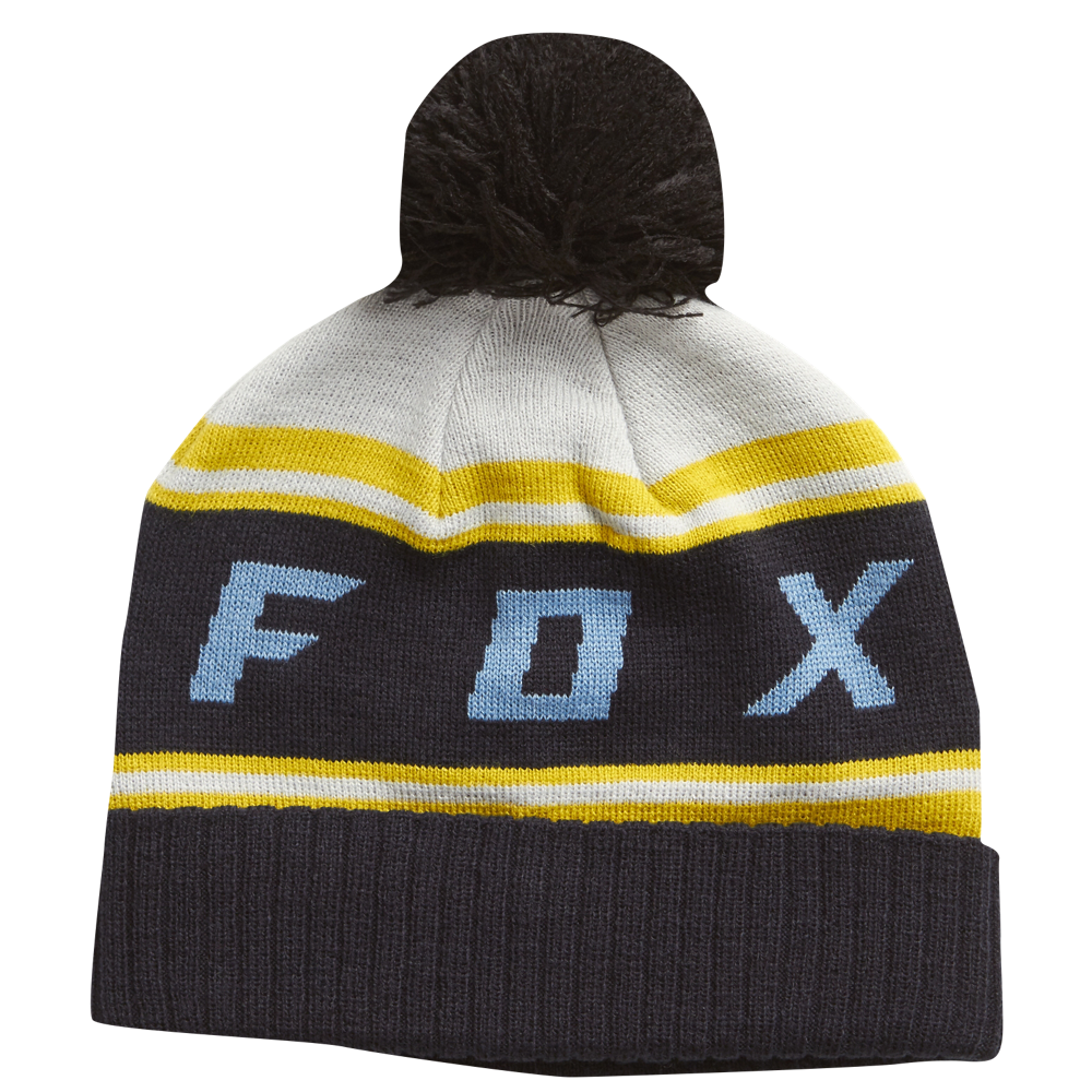 Fox Black Diamond Pom Beanie