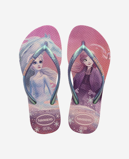 Havaianas Kids Slim Frozen Crystal Rose Flip-Flops-=== SALE ====