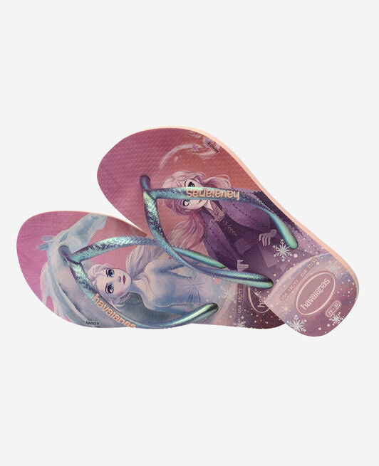 Havaianas Kids Slim Frozen Crystal Rose Flip-Flops-=== SALE ====