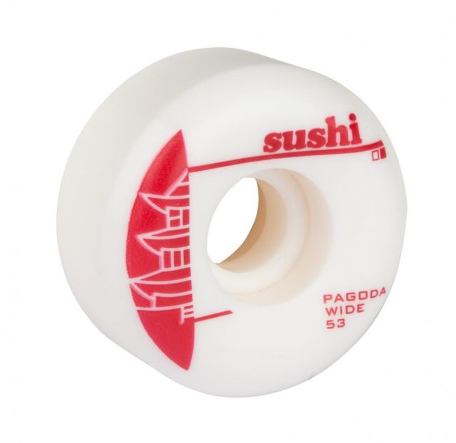 Sushi Wheels Pagoda Wide White