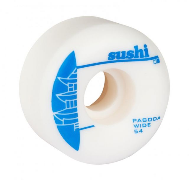 Sushi Wheels Pagoda Wide White