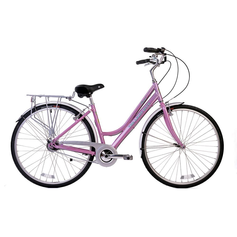 The Light Blue Parkside Ladies 3Spd 21" Bicycle - Mauve