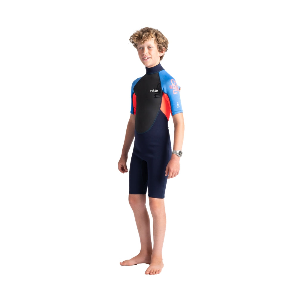 Kids C-Skins Element 3/2Mm Back Zip Shorty Wetsuit