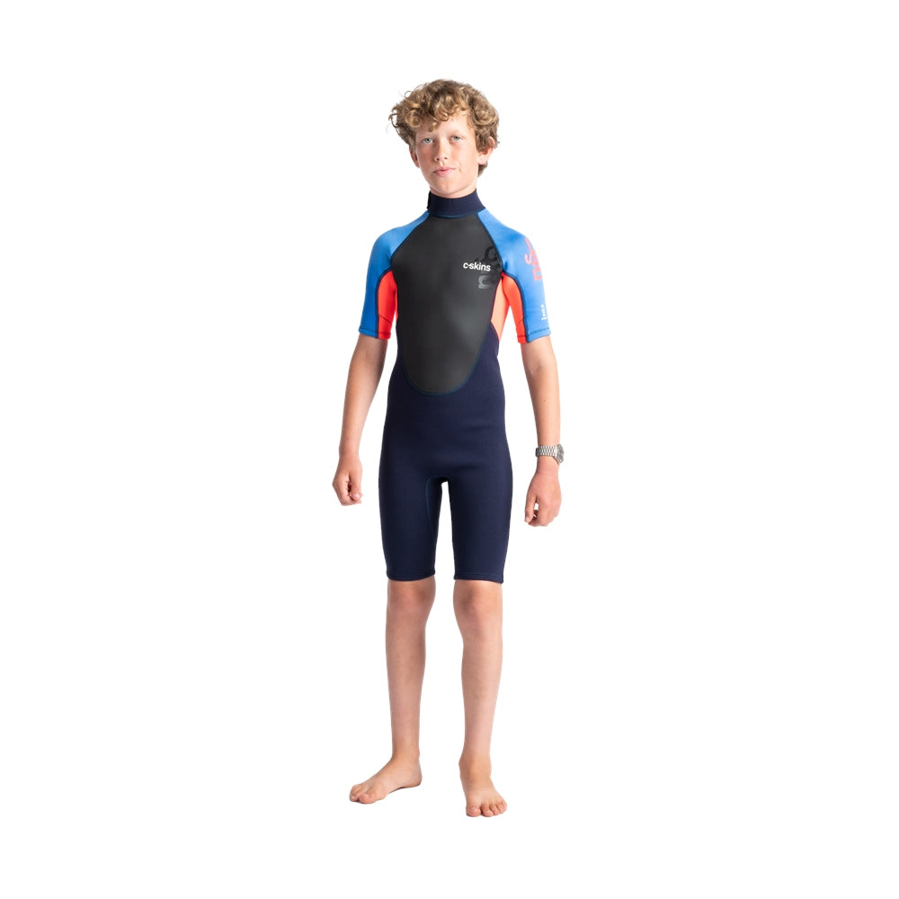 Kids C-Skins Element 3/2Mm Back Zip Shorty Wetsuit