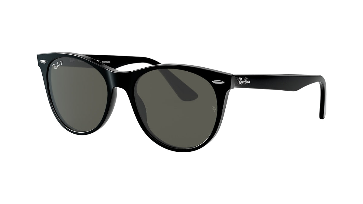 Ray Ban Wayfarer II RB2185 Black G-15 Polarised Sunglasses