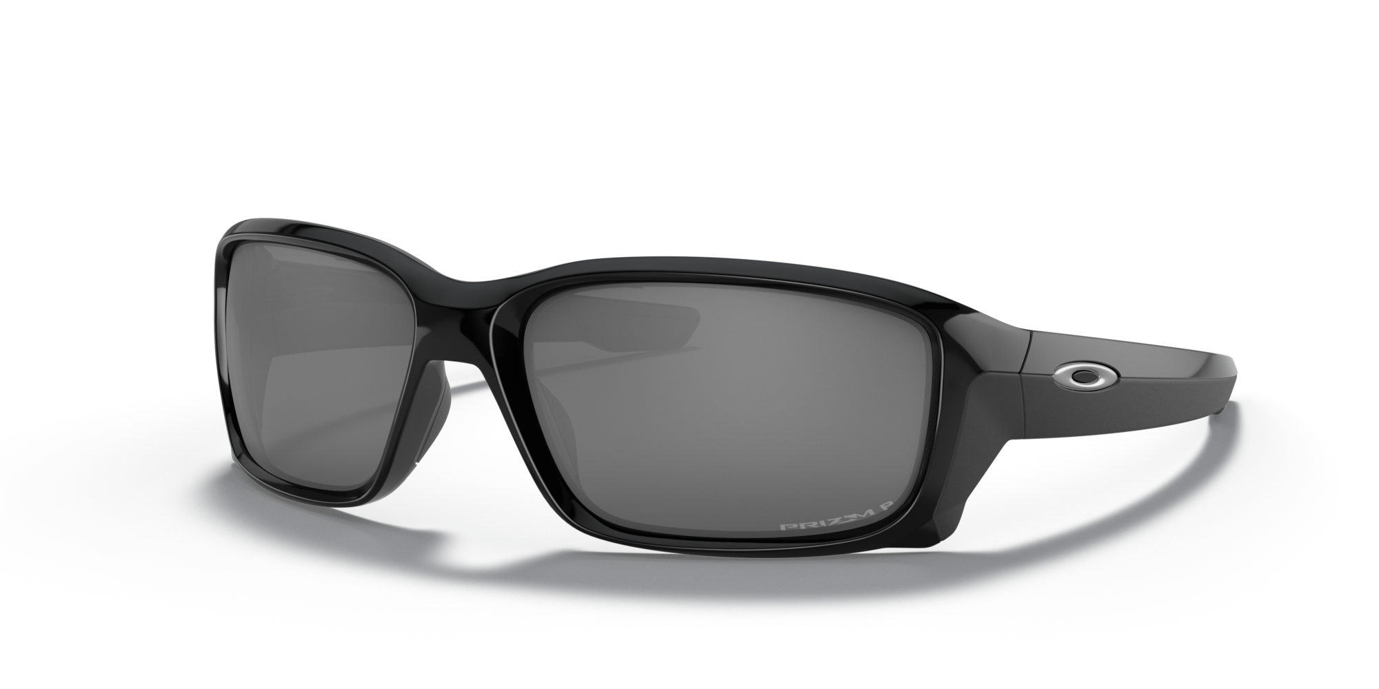 Oakley Strightlink Polished Black w/ PRIZM Black Polarized Sunglasses