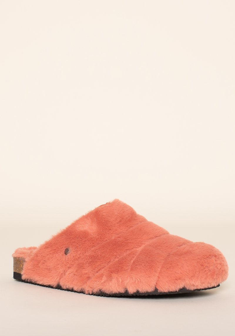 Brakeburn Ladies Coral Fluffy Slipper===SALE===