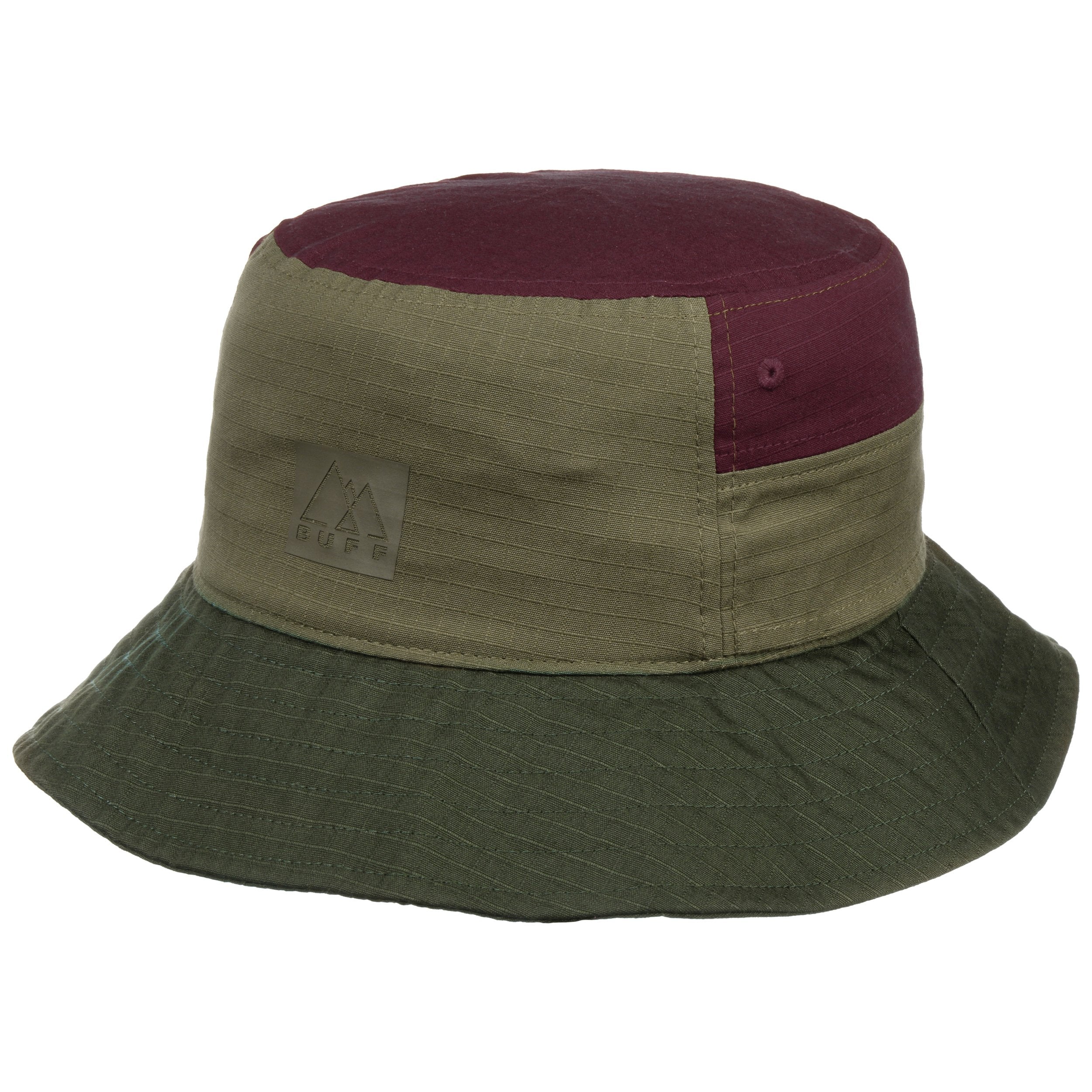 Buff Sun Bucket Beanie Hak Red/Khaki