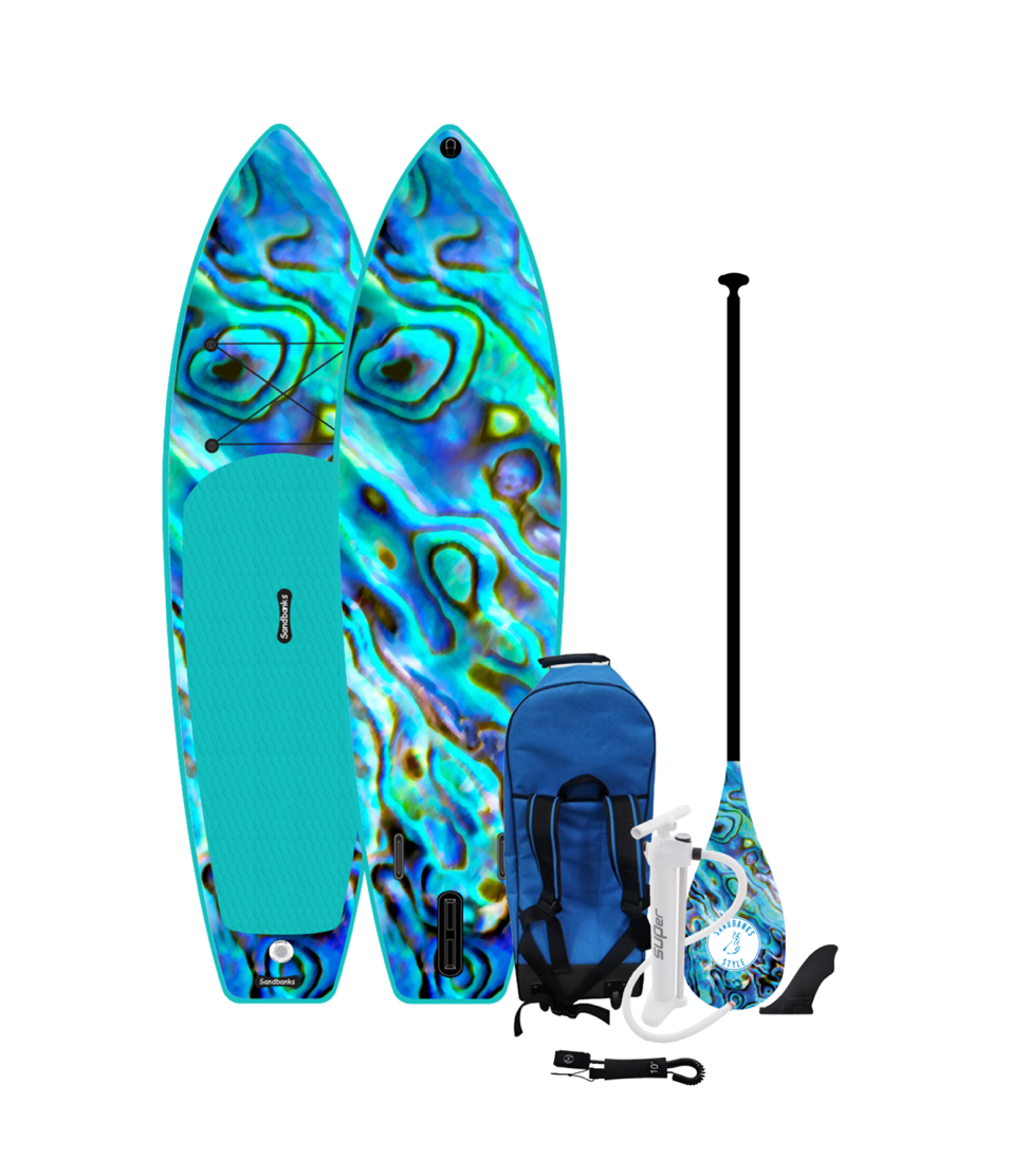 Sandbanks Style Ultimate Art 10'6 Sup Kit - Paua