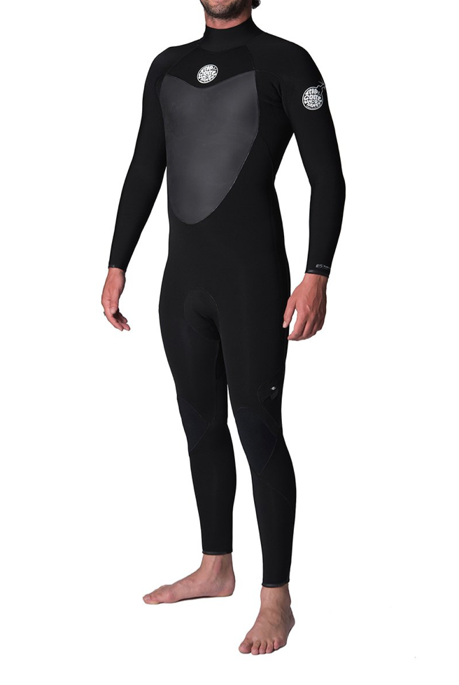 Rip Curl Flashbomb 5/3 Back Zip Steamer Wetsuit - Black====SALE-===