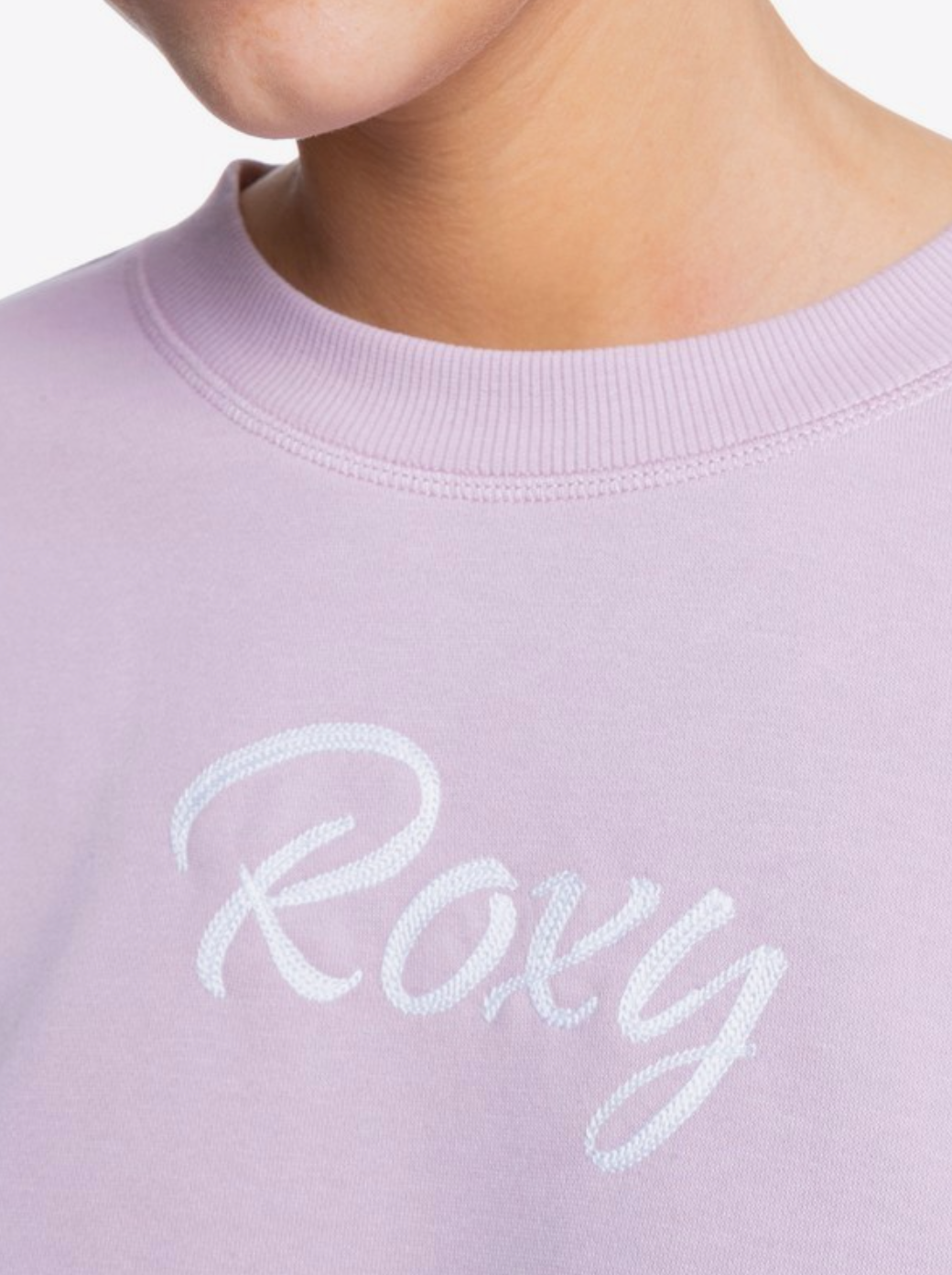 Roxy Ladies Break Away Crew Neck Sweatshirt - Dawn Dusk- Clear-