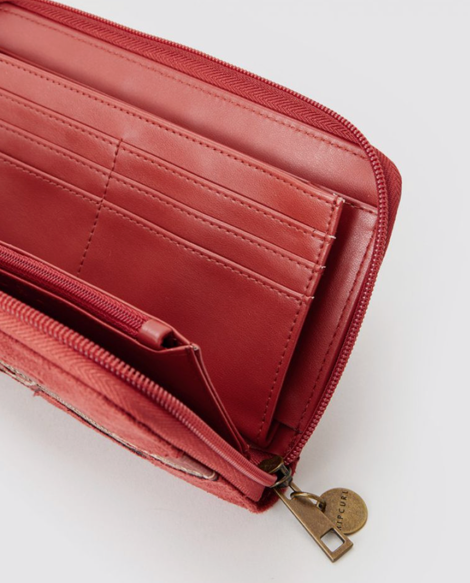 Rip Curl Ladies Kobie Oversized Wallet - Rhubarb