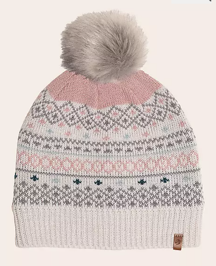 Brakeburn Ladies Fairisle Beanie - Cream O/S