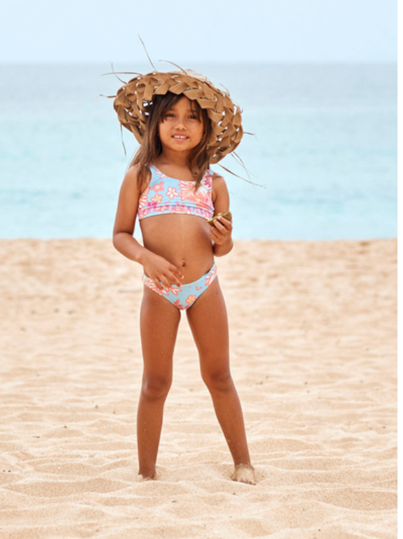 Roxy Funny Childhood - Bralette Bikini Set For Girls 2-7