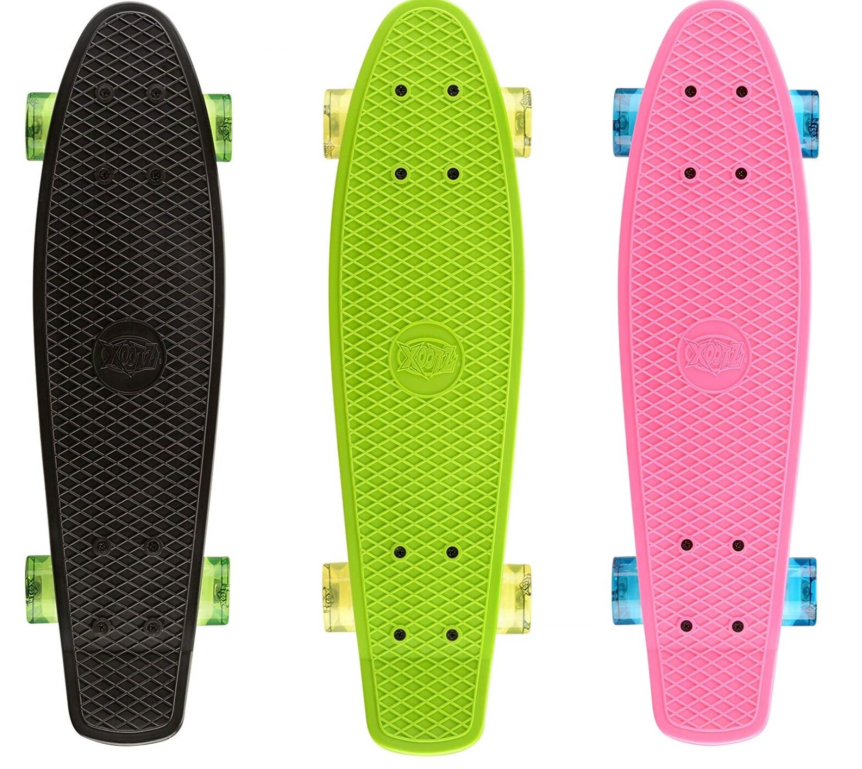 Xootz Pp 22" Skateboard With Led Lights-Pink-