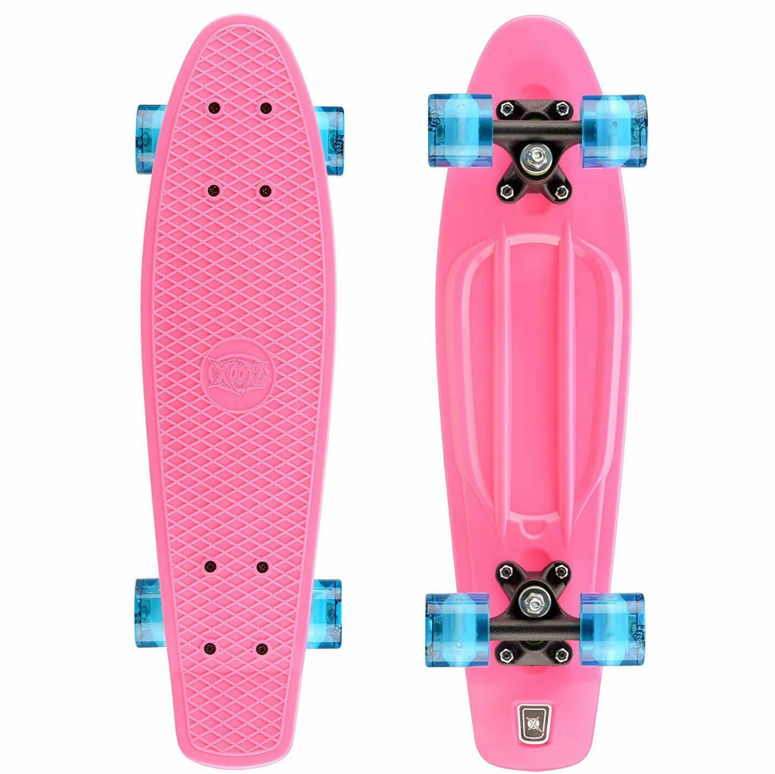 Xootz Pp 22" Skateboard With Led Lights-Pink-