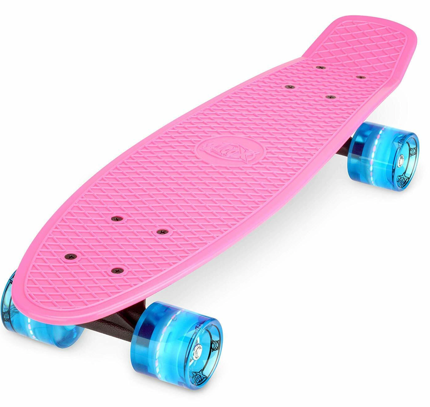 Xootz Pp 22" Skateboard With Led Lights-Pink-