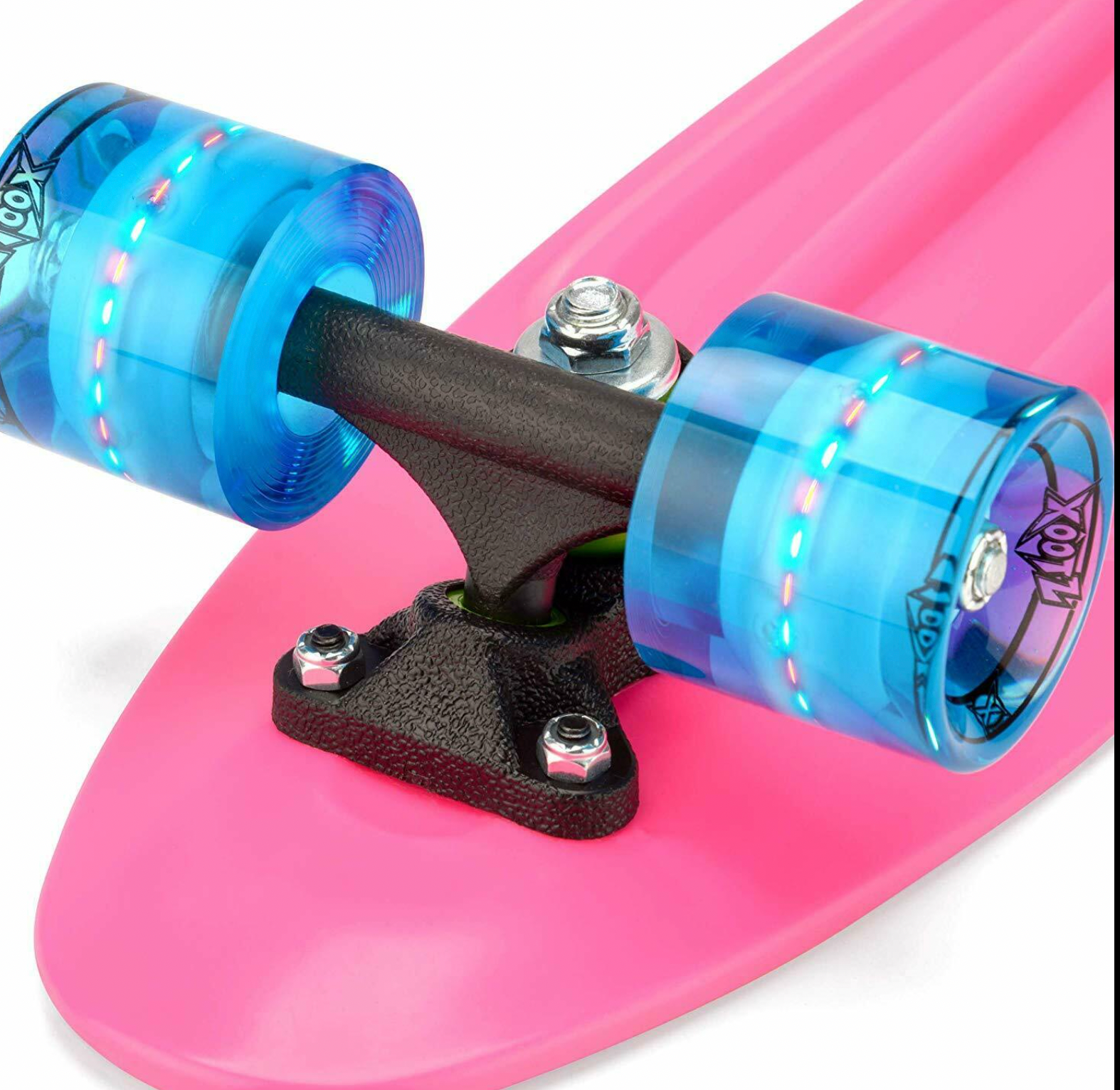 Xootz Pp 22" Skateboard With Led Lights-Pink-