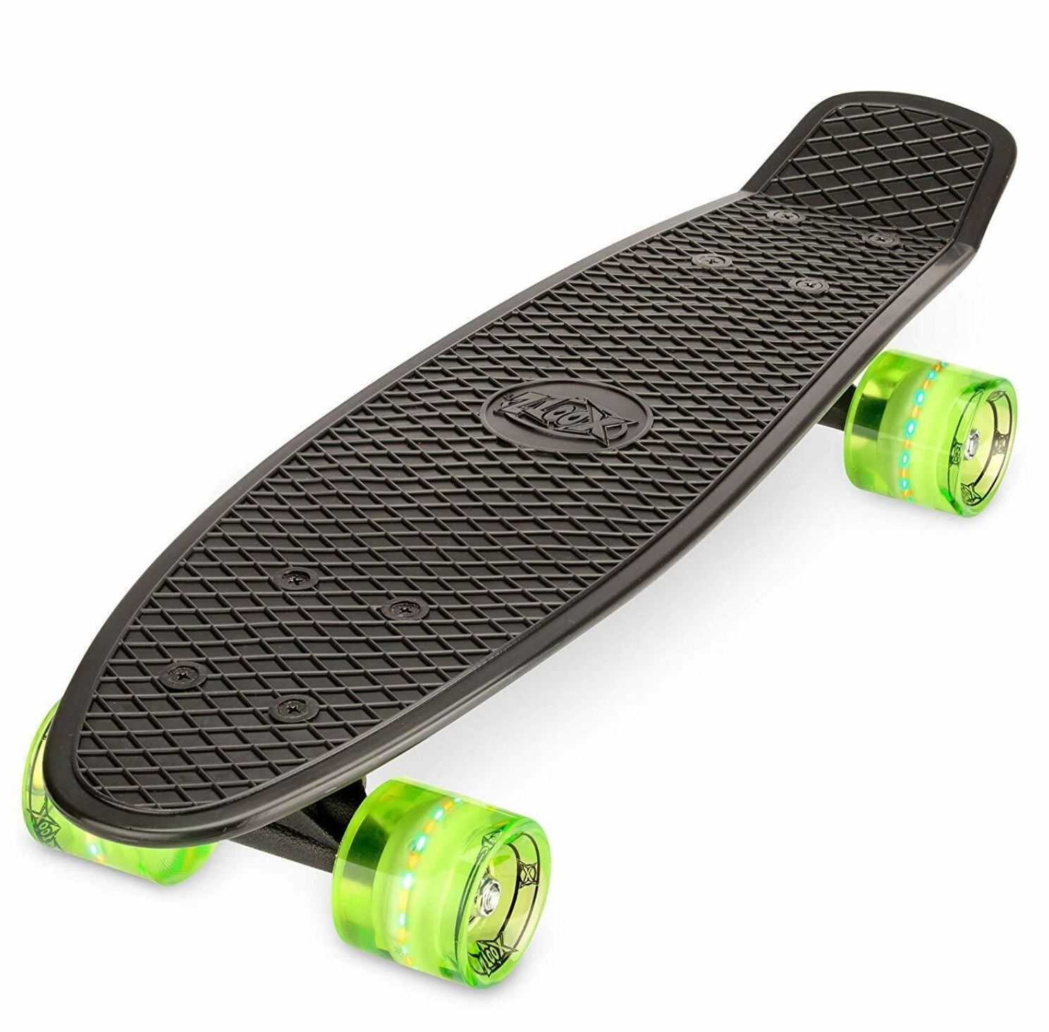 Xootz Pp 22" Skateboard With Led Lights -Black-