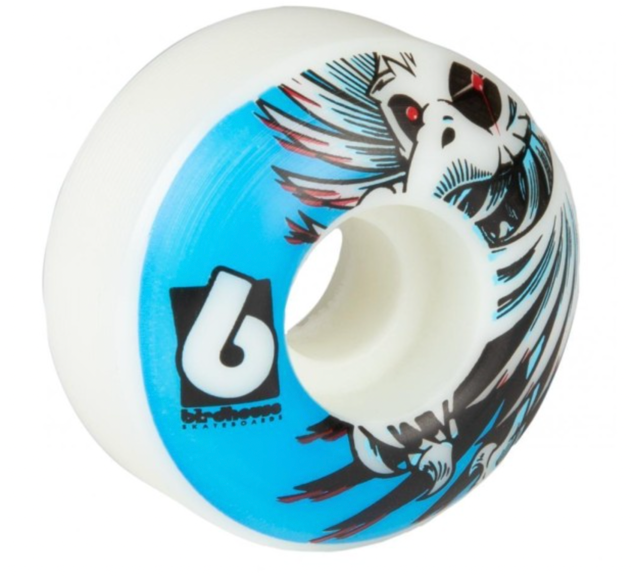 Birdhouse Skateboard Wheels Hawk Spiral White 52Mm