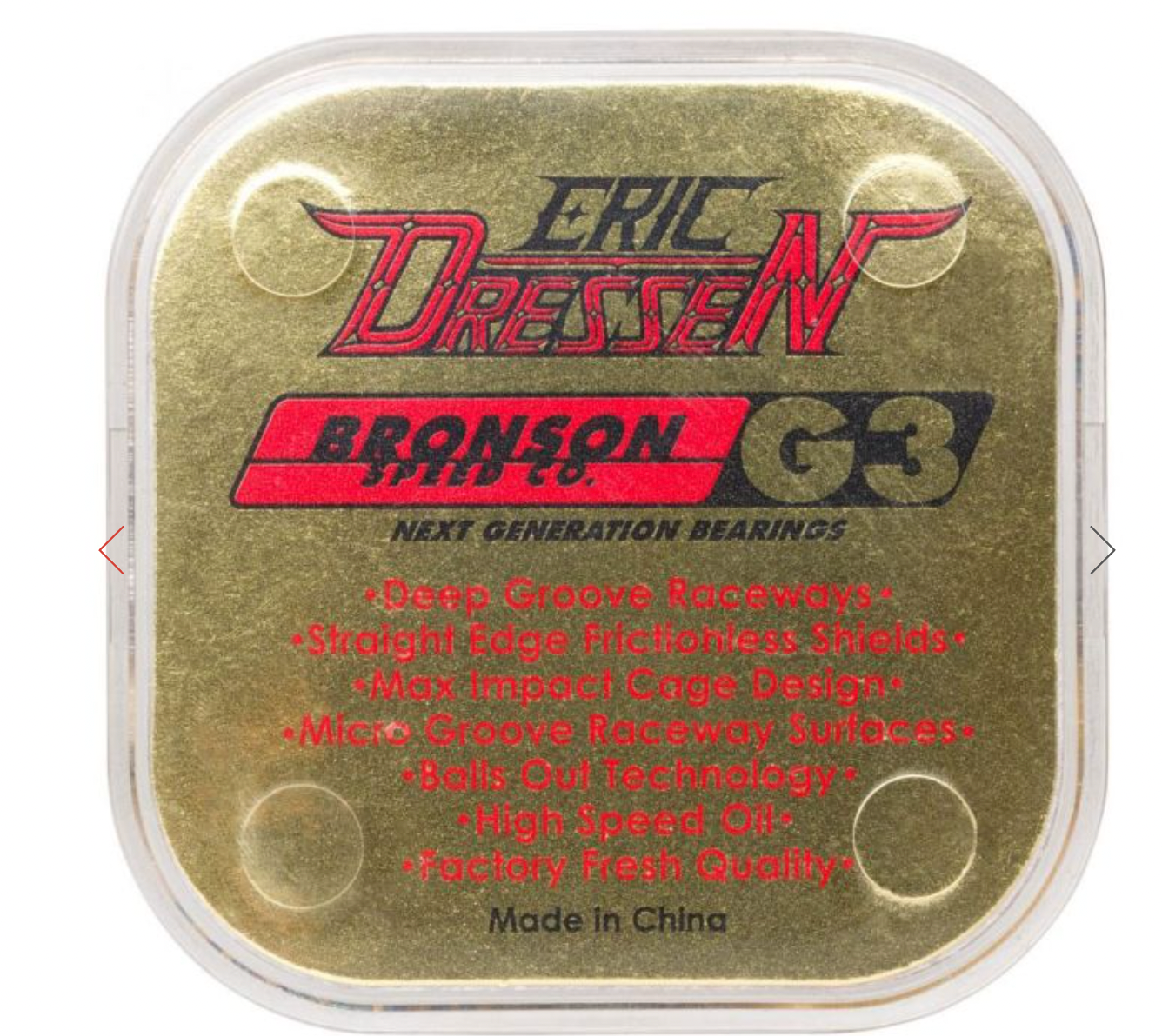 Bronson Speed Co. Eric Dressen G3 Pro Bearings