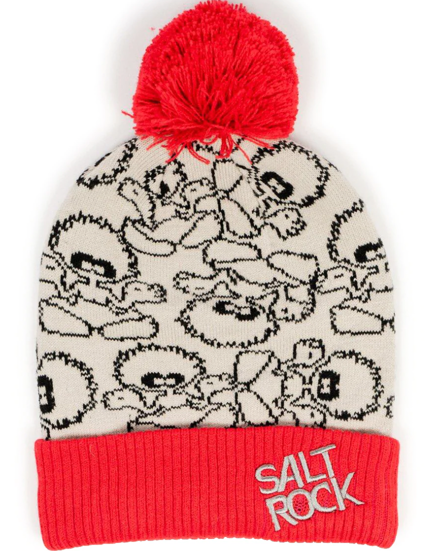 SALT ROCK -Yoga - Boys Pom Pom Beanie - Red