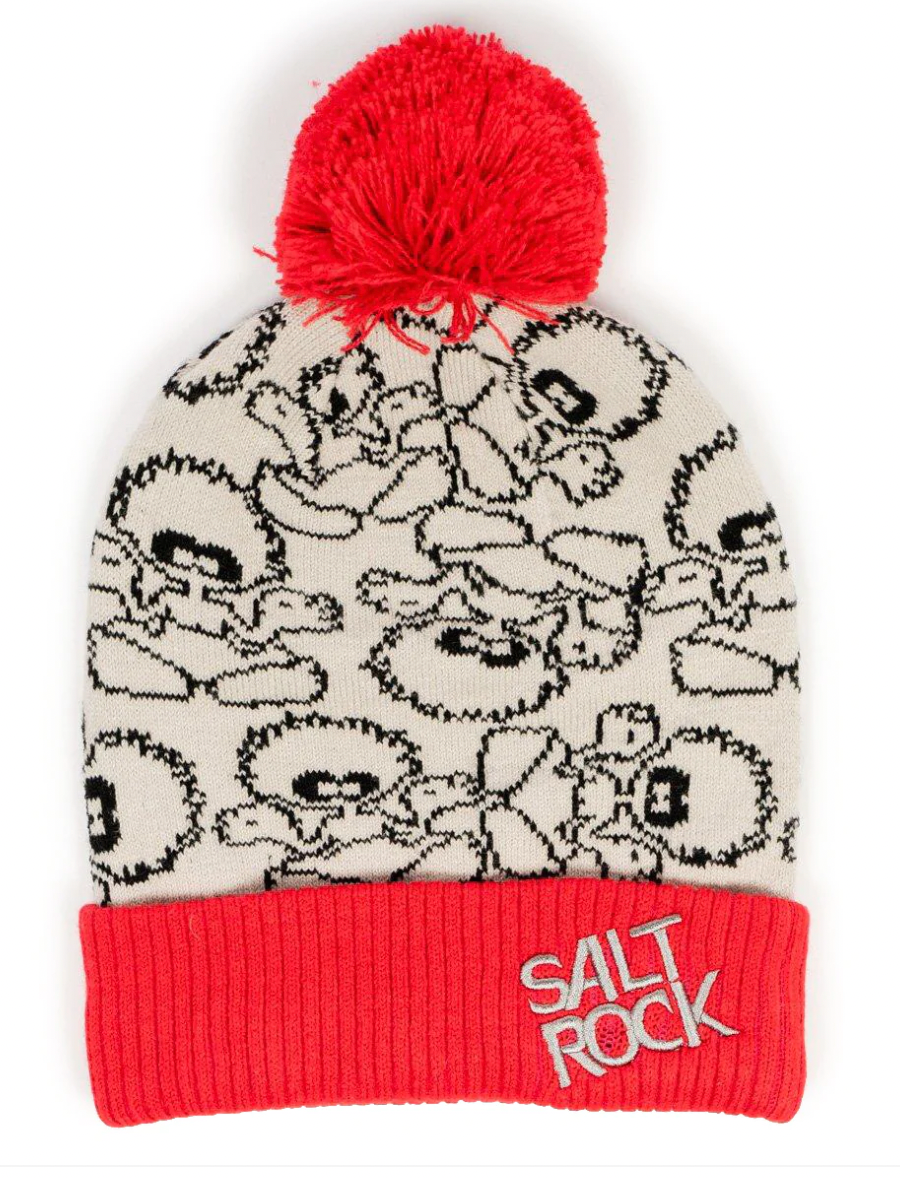 SALT ROCK -Yoga - Boys Pom Pom Beanie - Red