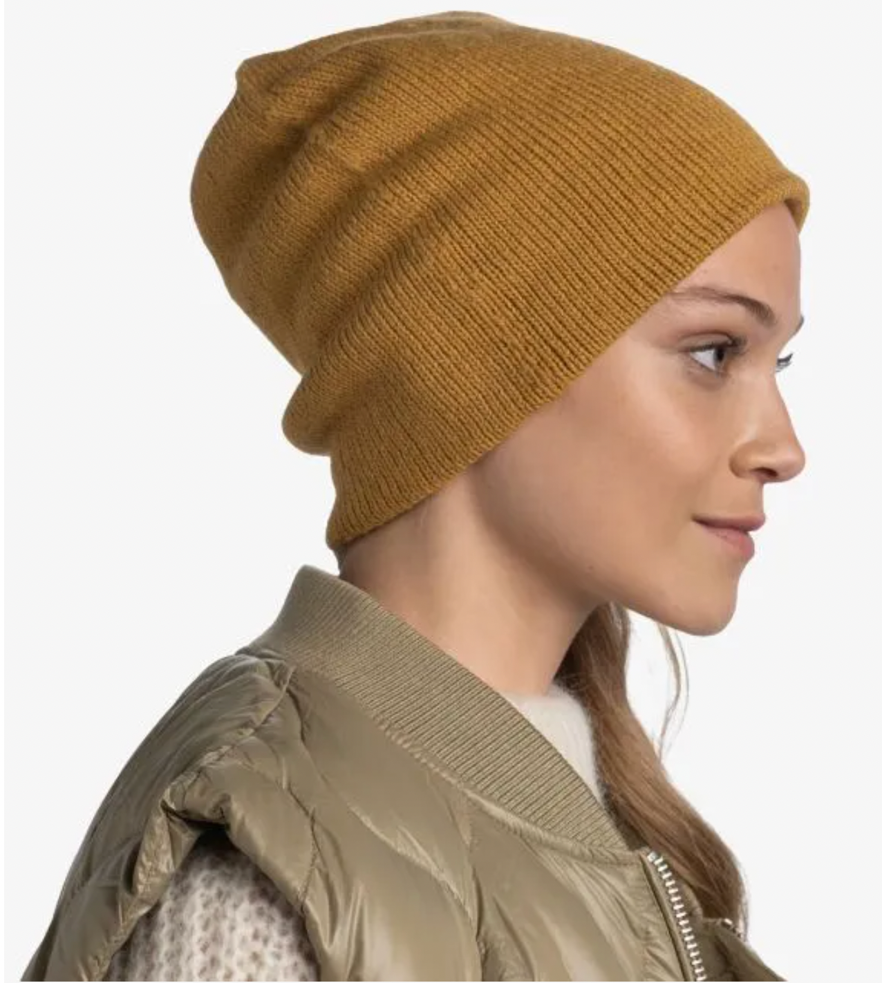 BUFF Knitted Beanie Jarn Ocher