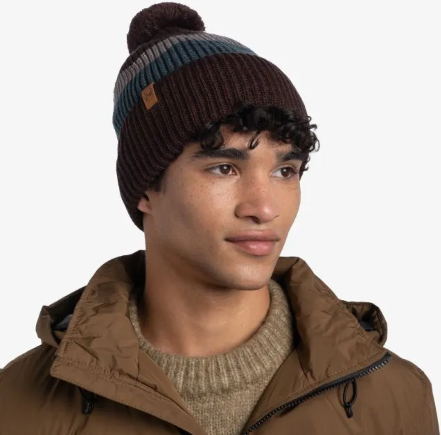 BUFF Knitted Beanie Elon Maroon