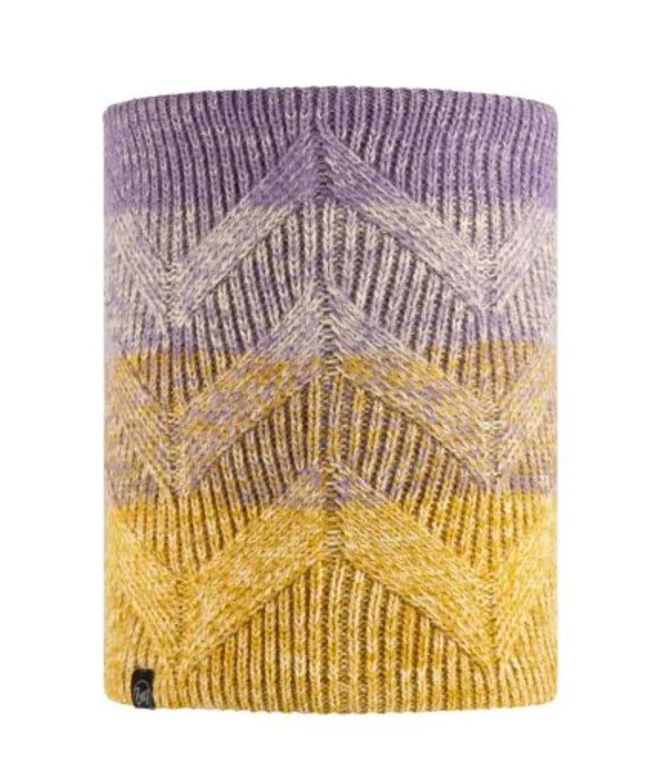 Buff Knitted & Polar Neck Warmer Masha Lavender