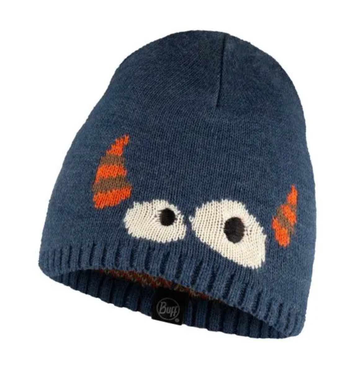 BUFF Knitted Beanie Bonky Kids Eyes Denim