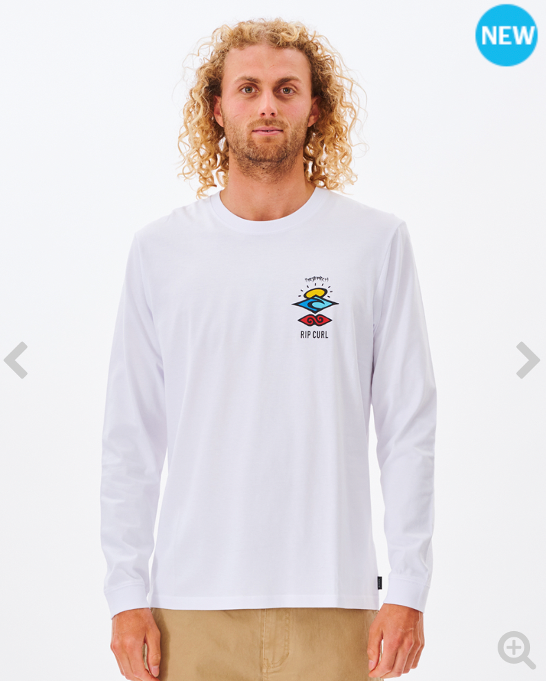 RIPCURL Search Icon Long Sleeve Tee