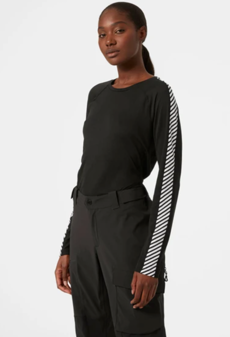 Helly Hansen Women'S Lifa® Active Stripe Crew Base Layer