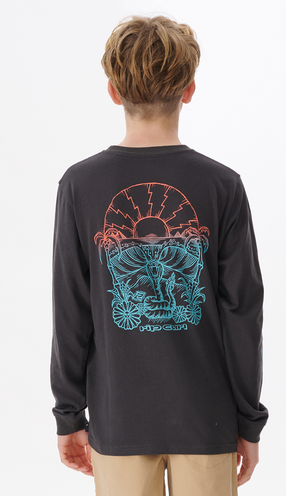 RIPCURL Cosmic Tides Long Sleeve Snake Tee Boy