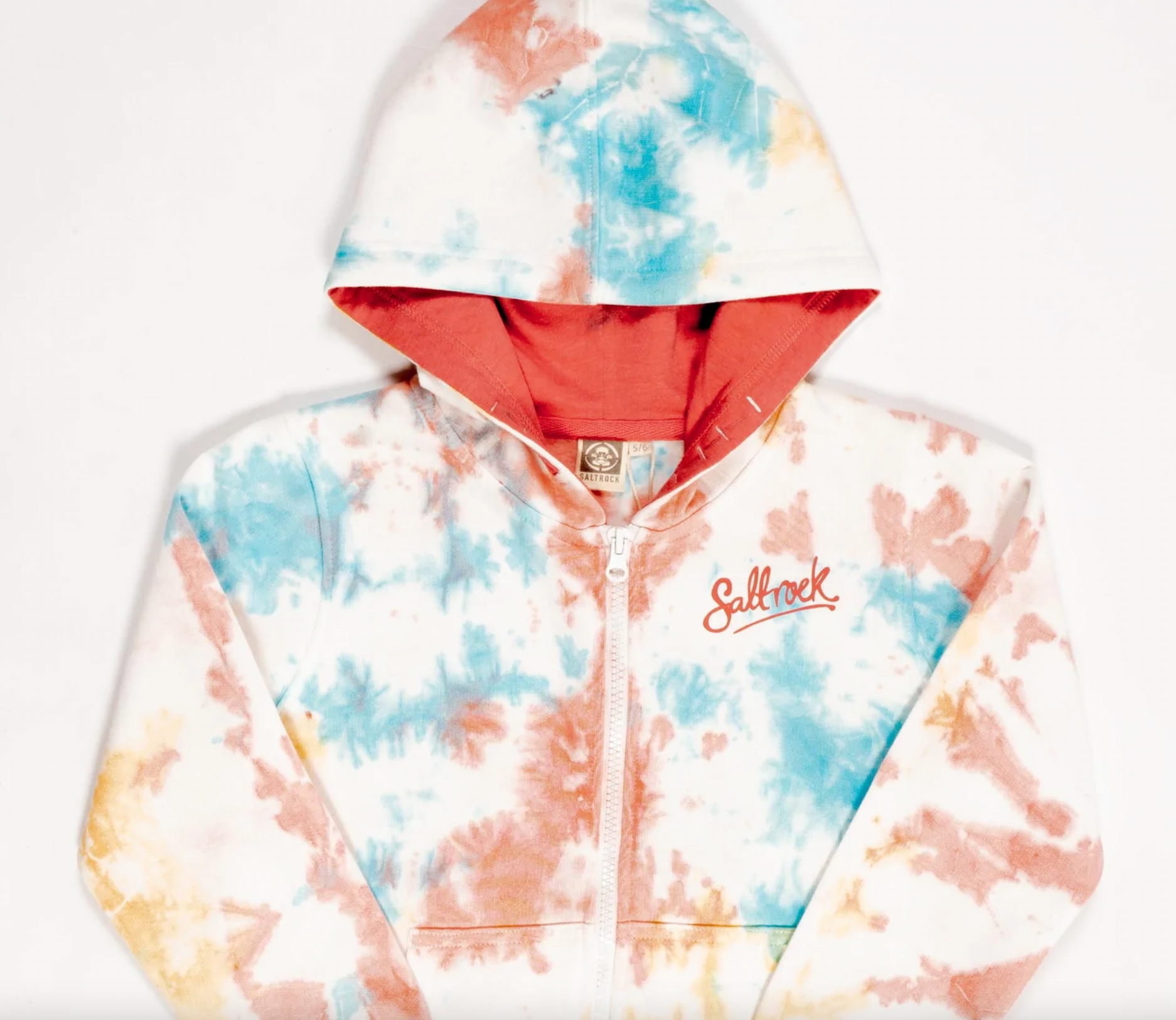 SALTROCK Hippy - Girls Tie Dye Zip Hoodie - Multi--==SALE==