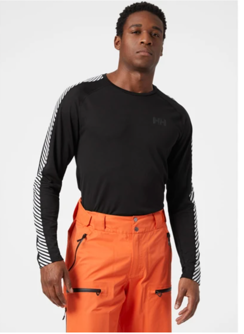 HELLY HANSEN Men's LIFA® ACTIVE Stripe Crew Base Layer