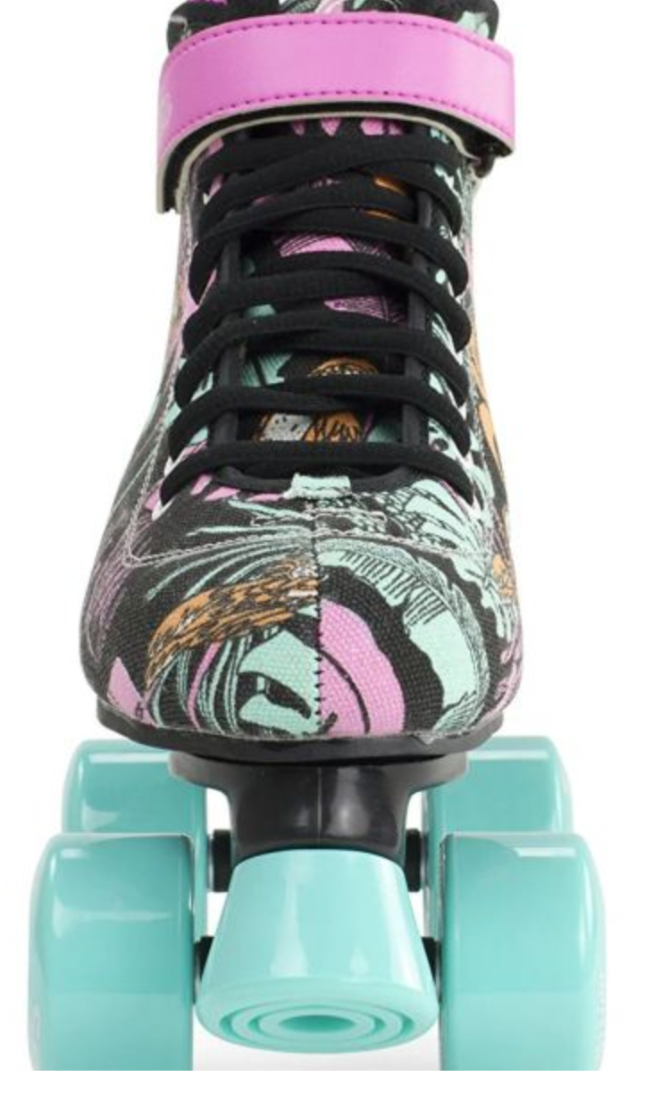 Sfr Vision Canvas Quad Roller Skates - Floral