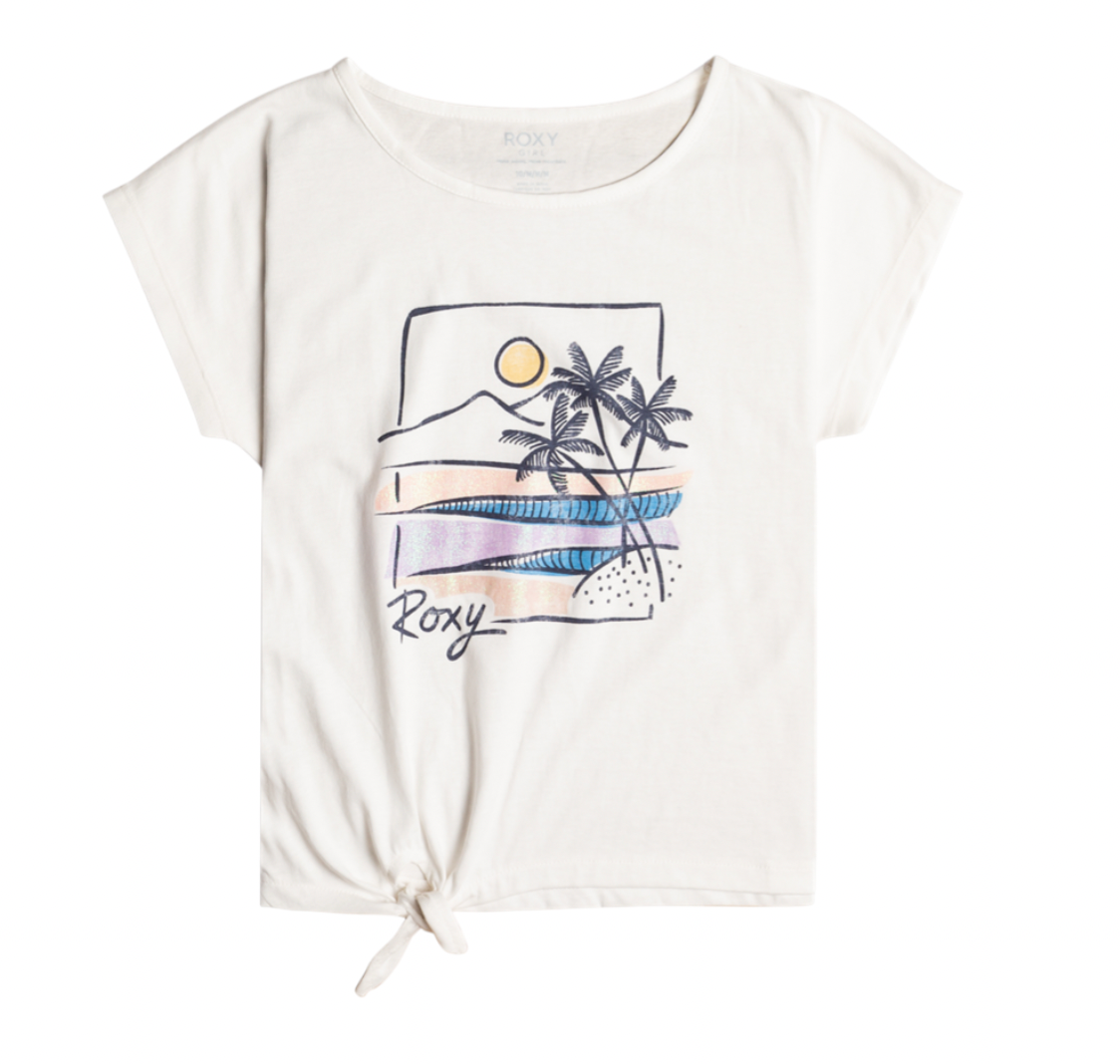 Roxy Girls Pura Playa A T-Shirt - Snow White